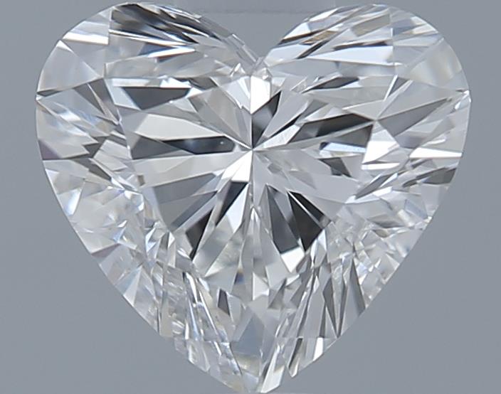 0.59ct Heart F VS1 Natural Diamond