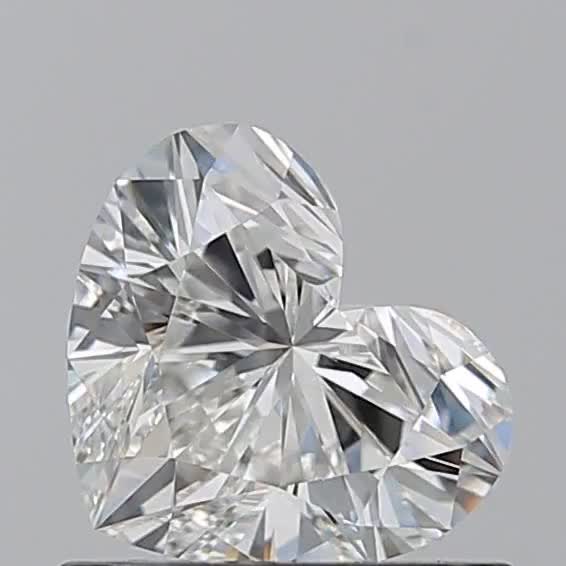 0.78ct Heart H VS2 Natural Diamond
