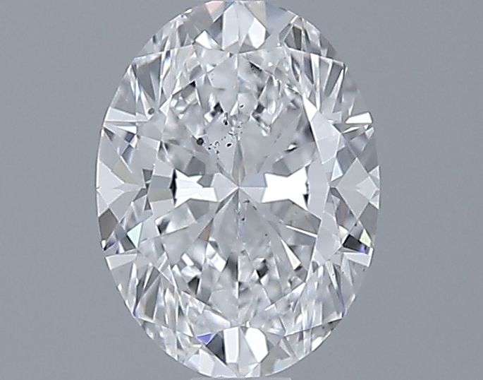 0.9ct Oval D SI1 Natural Diamond