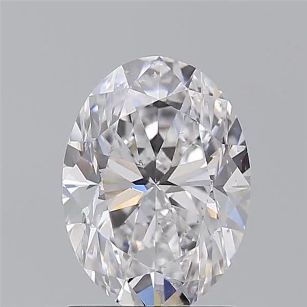 1.7ct Oval D SI2 Natural Diamond