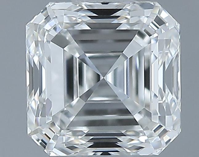 1ct Asscher H VVS2 Natural Diamond