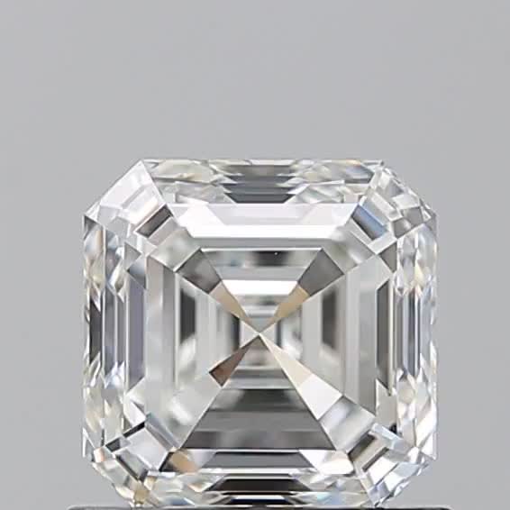 1.01ct Asscher H VVS1 Natural Diamond