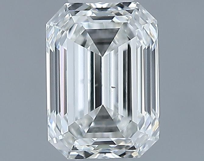 0.7ct Emerald H SI1 Natural Diamond