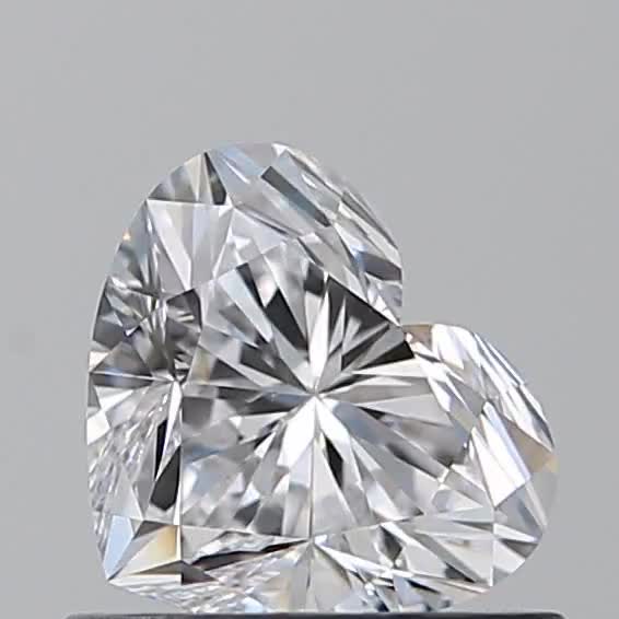 0.71ct Heart D VS1 Natural Diamond