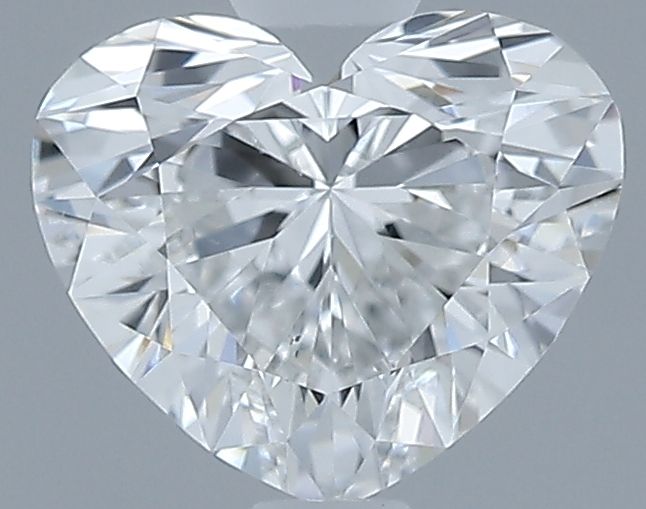 0.71ct Heart F SI1 Natural Diamond