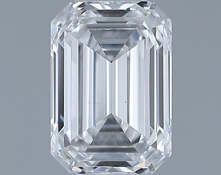 0.61ct Emerald D VS2 Natural Diamond
