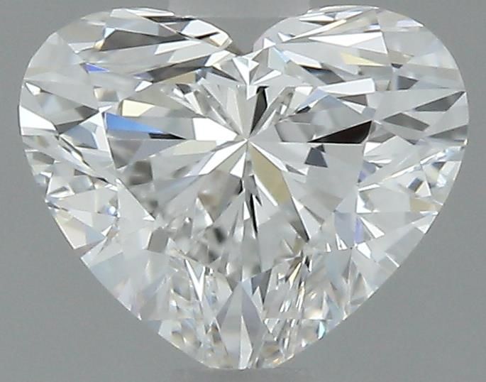 0.7ct Heart F IF Natural Diamond