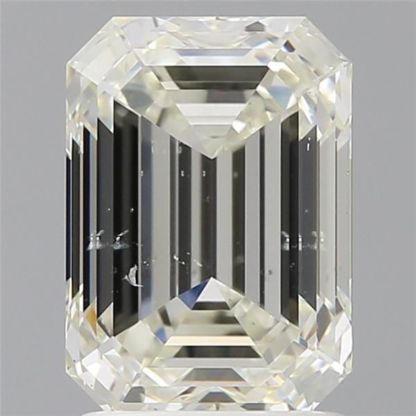 2.01ct Emerald K SI1 Natural Diamond