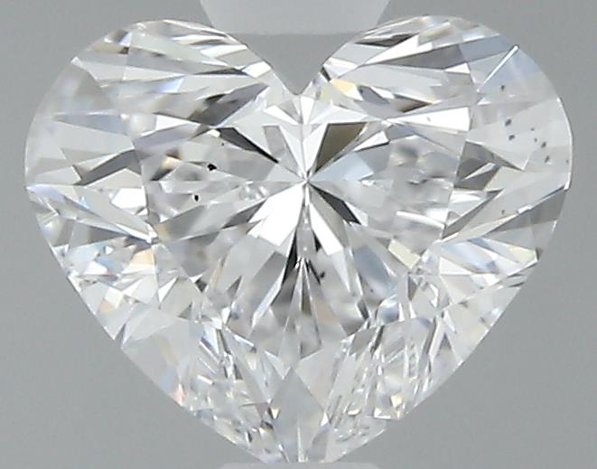 0.74ct Heart D VS2 Natural Diamond