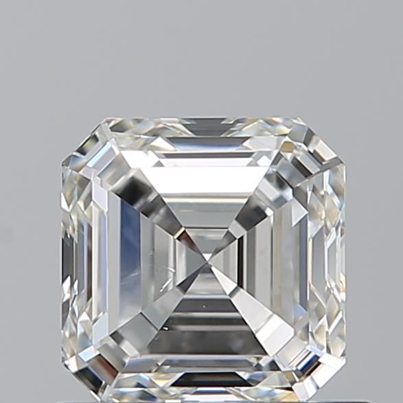 0.95ct Asscher H SI1 Natural Diamond