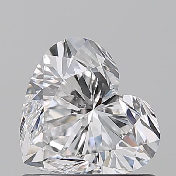 0.82ct Heart D SI1 Natural Diamond