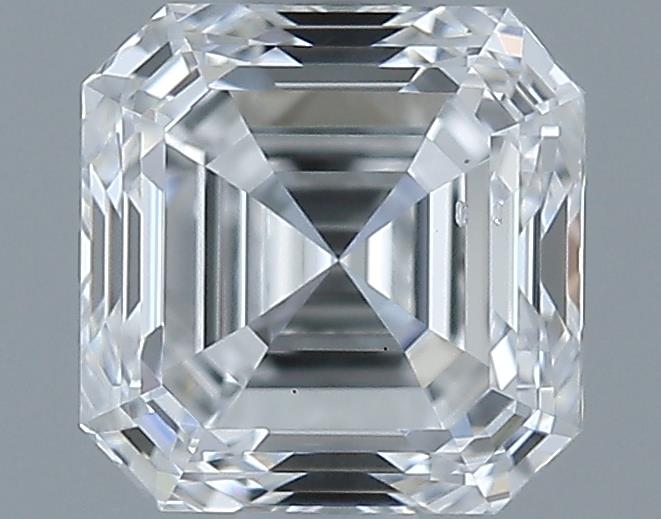 0.81ct Asscher D SI1 Natural Diamond