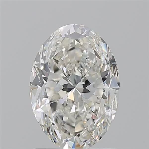 1.7ct Oval J SI2 Natural Diamond