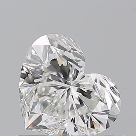 0.73ct Heart H VS1 Natural Diamond