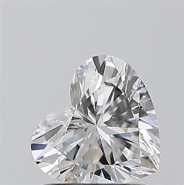 0.9ct Heart F VVS2 Natural Diamond