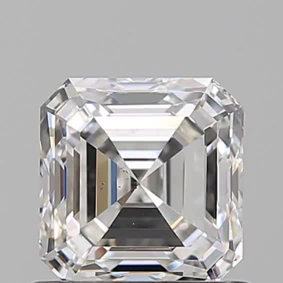 0.92ct Asscher H VS2 Natural Diamond