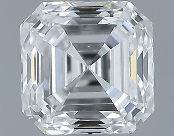 0.7ct Asscher F SI1 Natural Diamond