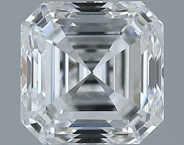 1ct Asscher F IF Natural Diamond