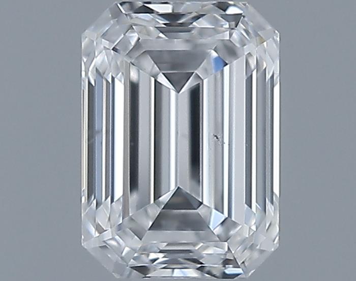 0.7ct Emerald D SI2 Natural Diamond