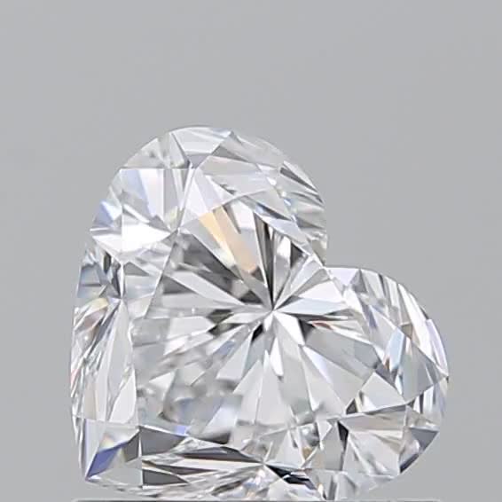 1.01ct Heart D VVS1 Natural Diamond