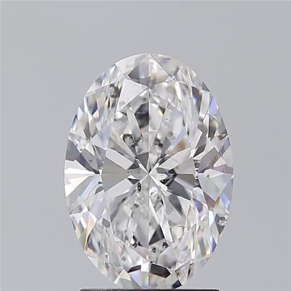 2.2ct Oval E SI2 Natural Diamond
