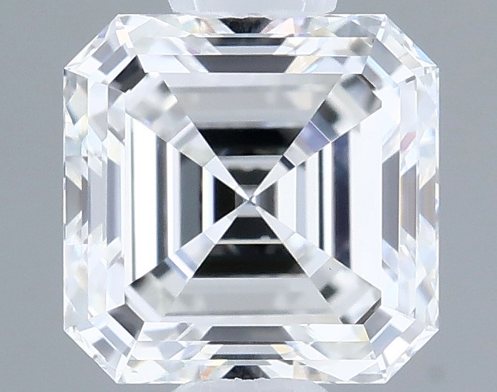 0.71ct Asscher F VS1 Natural Diamond