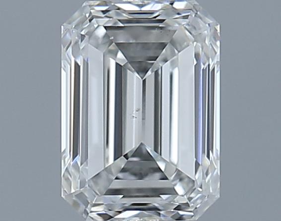0.72ct Emerald H SI1 Natural Diamond