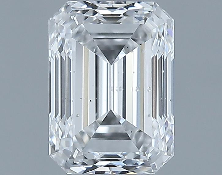 0.7ct Emerald E SI1 Natural Diamond