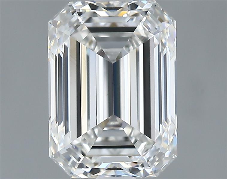 2.01ct Emerald F VVS2 Natural Diamond