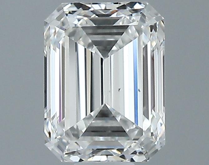 0.7ct Emerald F VS2 Natural Diamond