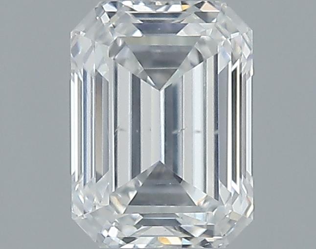 0.7ct Emerald F SI1 Natural Diamond