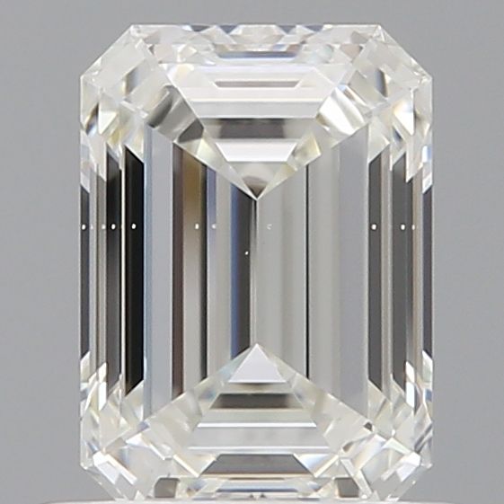 0.76ct Emerald H SI1 Natural Diamond