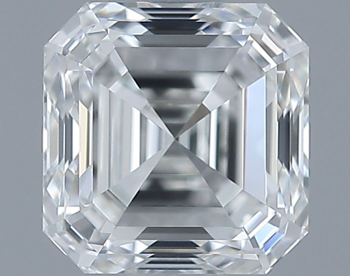 0.84ct Asscher H VVS1 Natural Diamond