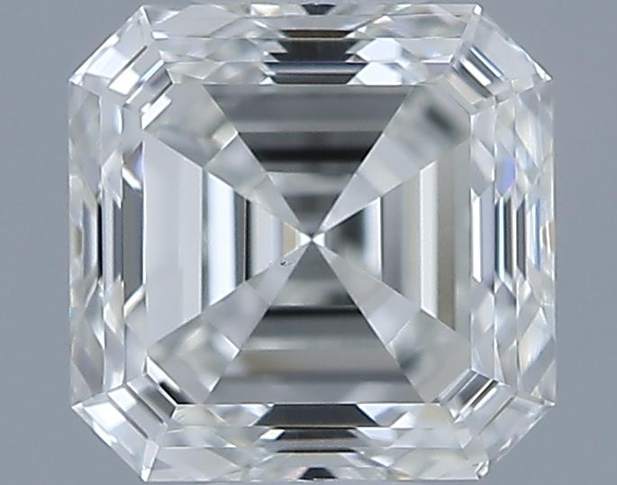 0.71ct Asscher H VS1 Natural Diamond