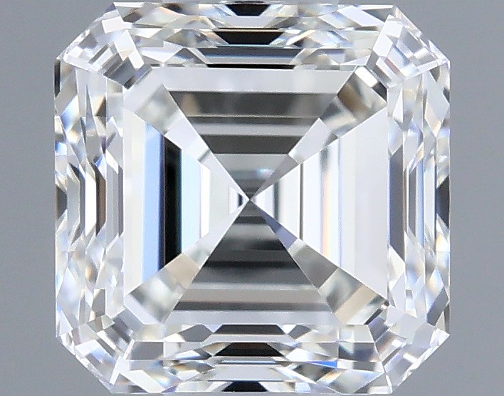 0.81ct Asscher G IF Natural Diamond