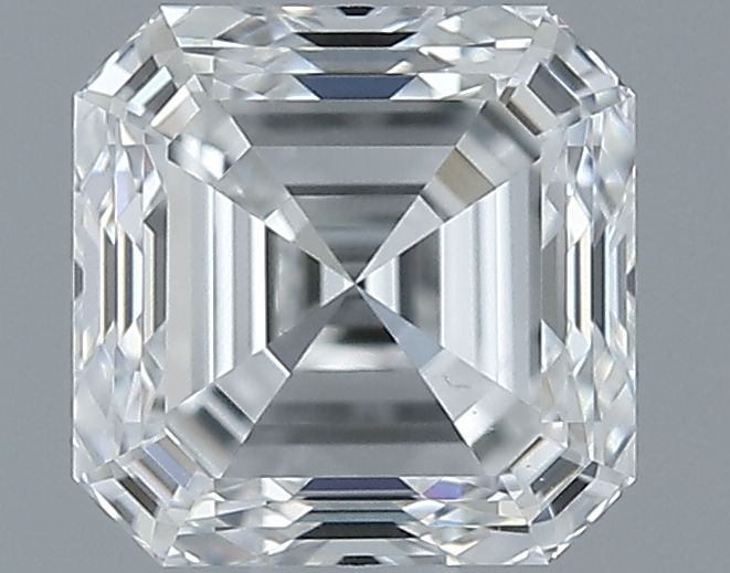 0.83ct Asscher F VS2 Natural Diamond
