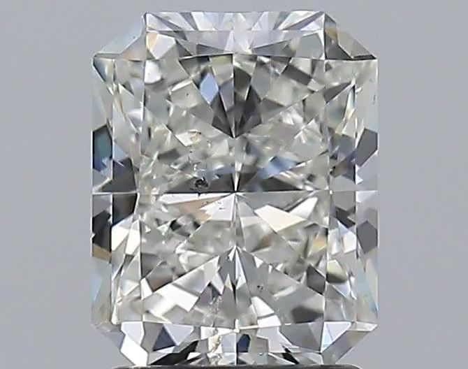 1.71ct Radiant J SI1 Natural Diamond