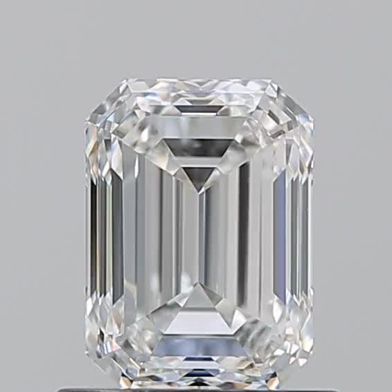 1.01ct Emerald F VVS2 Natural Diamond
