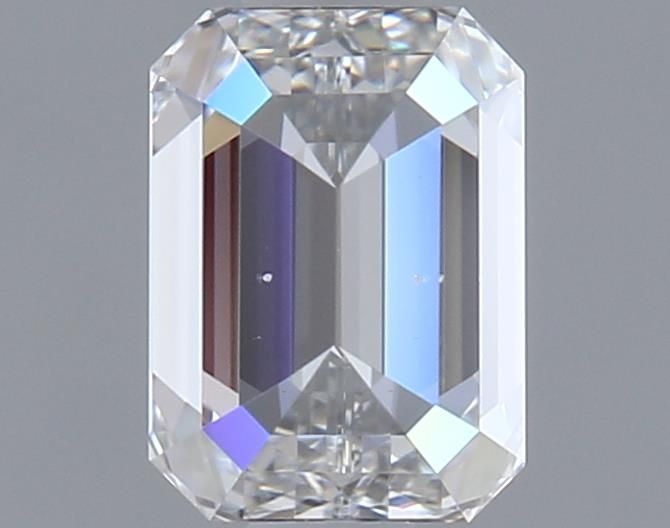 0.7ct Emerald F SI1 Natural Diamond
