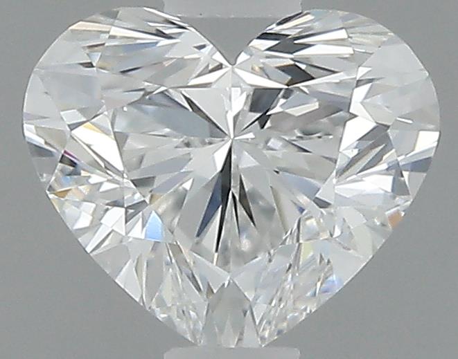 0.64ct Heart F VS2 Natural Diamond