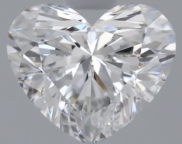 0.73ct Heart F IF Natural Diamond