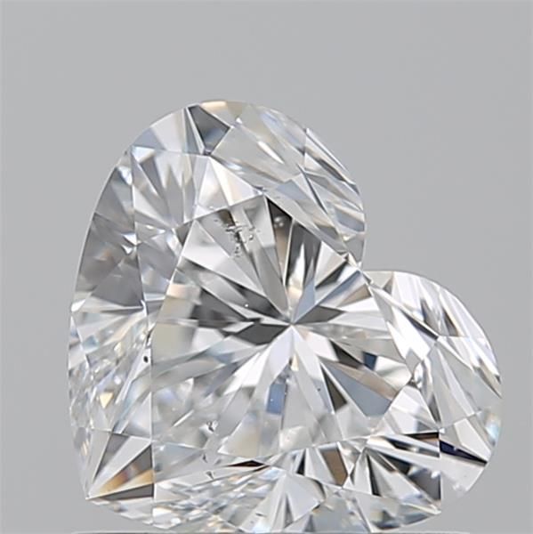 1.03ct Heart F SI2 Natural Diamond