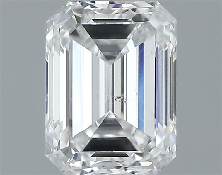 0.7ct Emerald F SI1 Natural Diamond