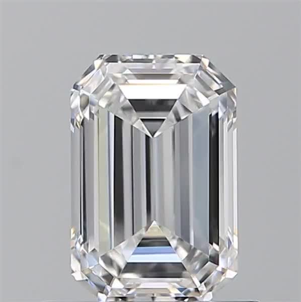 0.91ct Emerald F VVS2 Natural Diamond