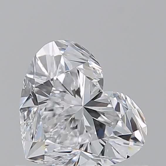 0.73ct Heart D VS1 Natural Diamond