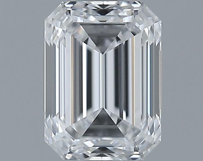 0.61ct Emerald D IF Natural Diamond
