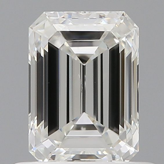 0.71ct Emerald H SI1 Natural Diamond