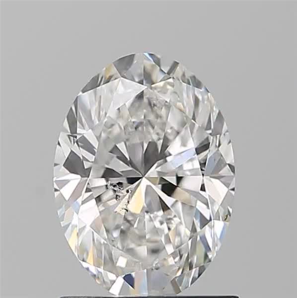 1.3ct Oval F SI2 Natural Diamond
