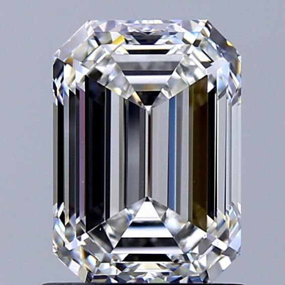 1.41ct Emerald F VS2 Natural Diamond