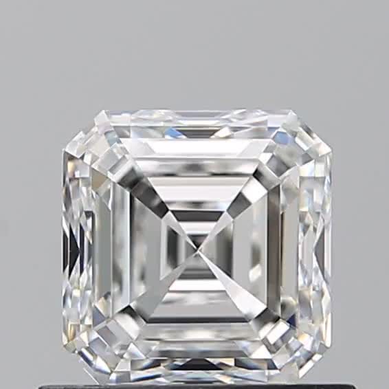 0.9ct Asscher F VVS1 Natural Diamond